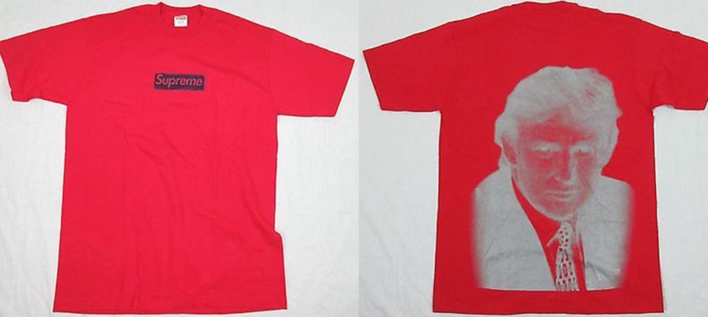 Supreme Original Donald Trump T-shirt  -  $23,000