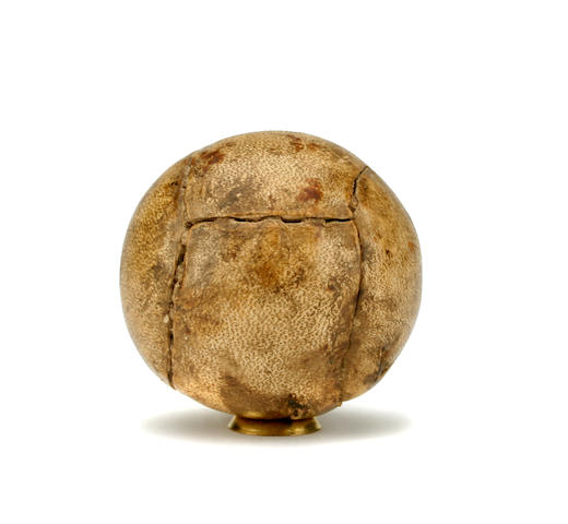  A small-sized feather golf ball circa 1840s