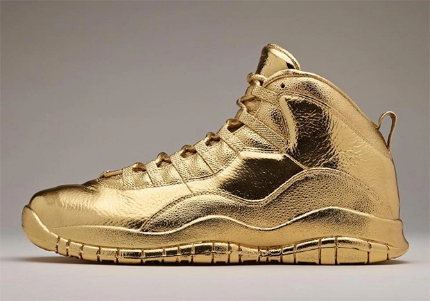 Solid Gold Ovo X Air Jordan