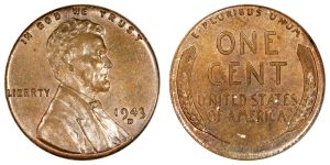 1943-D Lincoln Wheat Cent Penny: Bronze/Copper