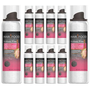 Hair Food Color Protect Dry Shampoo Infused with White Nectarine & Pear Fragrance 4.9 oz (144 Pack Dry Shampoo)