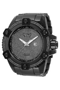 LIMITED EDITION - Invicta SHAQ Automatic Men's Gunmetal w/ 3.42 Carat Diamonds Watch - 60mm - (33724-N1)