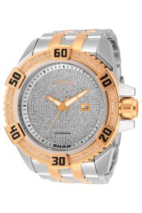 LIMITED EDITION - Invicta SHAQ Automatic Men's Rhodium w/ 3.13 Carat Diamonds Watch - 56mm - (33781-N1)