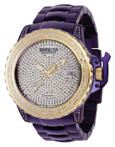 LIMITED EDITION - Invicta Subaqua 4.1622 Carat Diamond Automatic Men's Watch - 47mm, Purple (N1-38368)