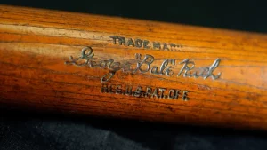 Babe Ruth’s Bat from His First Home Run at Yankee Stadium